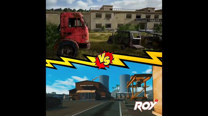 PUBG VS Free Fire Map #shorts #pubgmobile #freefire #status #trending