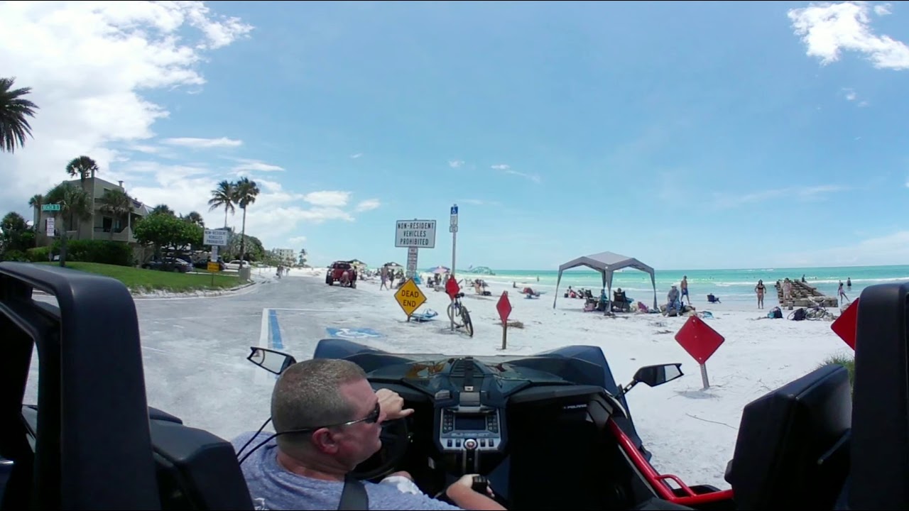 2017 Slingshot ride, Siesta Key 360 cam YouTube