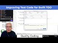 Improving Test Code for Swift TDD (Live Coding)