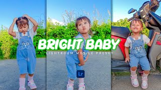 Bright Baby Filter - Lightroom Mobile Preset || Green Tone || Bright Green - AS Editing