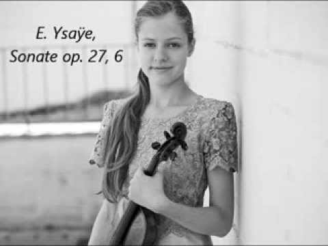 E. Ysaye - Solo Sonata No 6 - Lara Boschkor (13 years)