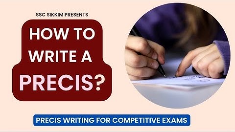 Precis Writing for Competitive Exams | English Tutorial by Homnath Dhungyal