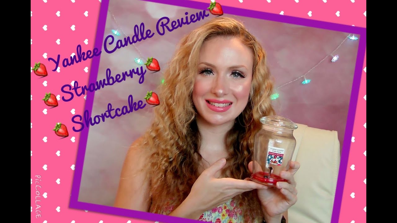 Yankee Candle Simply Home Review - Strawberry Shortcake - Large Jar