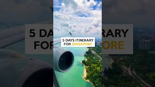 5 Days Singapore Travel Itinerary #shorts #travel #shortsfeed