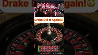 Drake Wins $6,000,000 On 1 Spin Of Roulette!#drake #bigwin #roulette #shorts