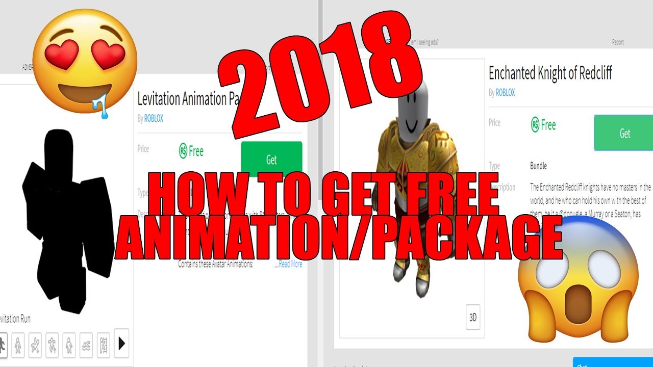 Roblox How To Get Free Animation Package 2018 Youtube - all roblox animations 2018