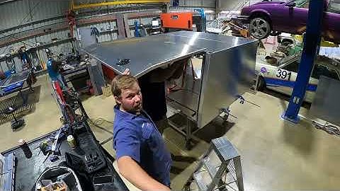 BUILDING an aluminium CANOPY from scratch