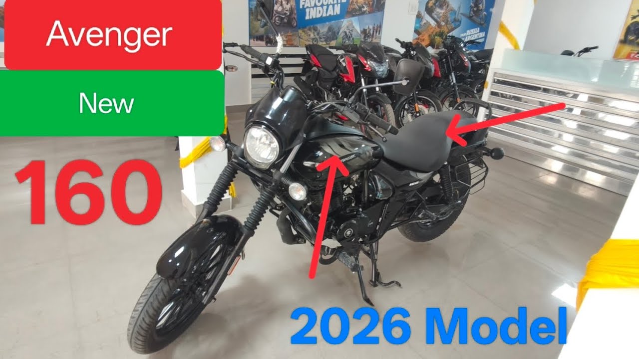 Bajaj ki Avenger 160 cc Bike || 2026 का नया वेरिएंट नया लुक ब्लैक कलर एब्स के साथ
