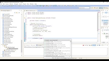 Tutorial 5  JFrame agregar un JLabel a un JFrame