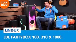 JBL Partybox 100, 310 & 1000 | 