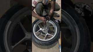 Apollo Alpha H1 tyre set up in Gixxer. ♥️Front size: 110/70... Rear size 150/60♥️ #alphaH1