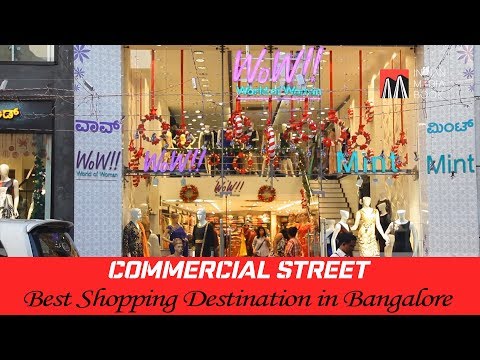 #CommercialStreet |  Best #Shopping Destination in# Bangalore.