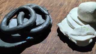 Black vs White Clay Spins | Relaxing 432Hz Music | OLED Background Ambience | Gallery in Motion |