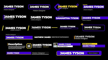 Smooth Lower Thirds: After Effects template