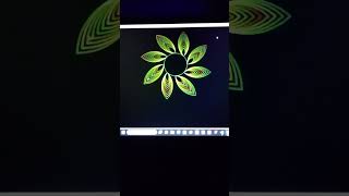 Design pattern | Beautiful😍✨ flower using Python Turtle graphics #shorts #shortsfeed #shortvideo
