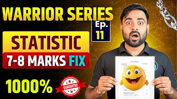 Warrior Series | Class 10 Maths Chapter Statistics 🔥 | Class 10 Maths Chapter 13 | Sachin Bhaiya