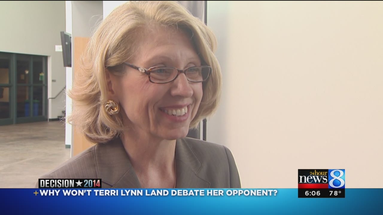 Why won't Land debate her opponent?