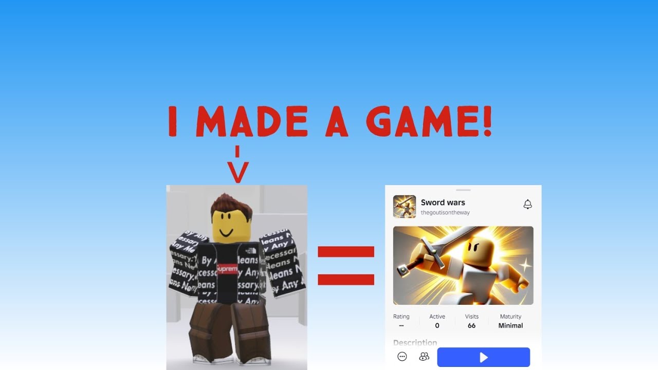 I MADE A GAME !!! - YouTube