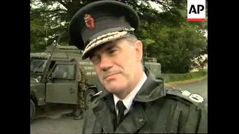 UK: N.IRELAND: RUC CHIEF CONSTABLE RONNIE FLANAGAN