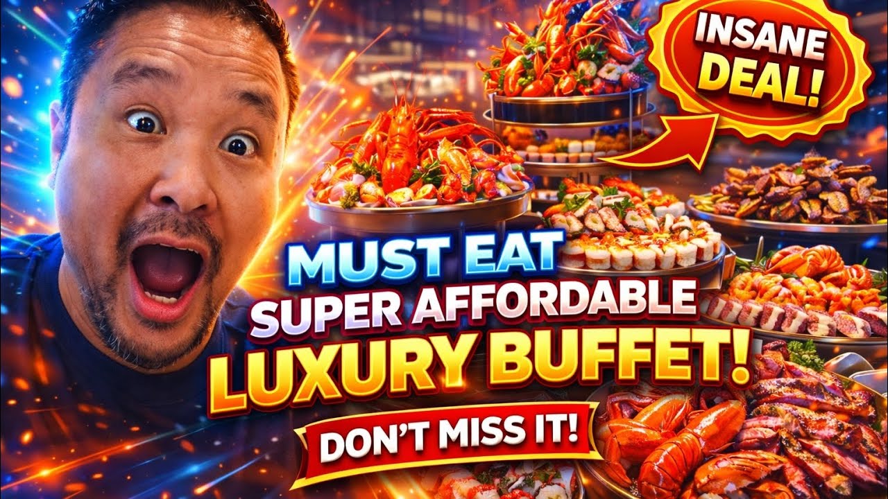 MUST EAT  a 5-star buffet lunch in breathtaking premises—luxury, flavor and affordability combined! 