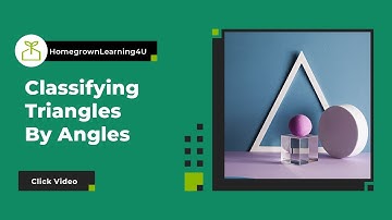 Classifying Triangles (Part 2) | By Angle Types