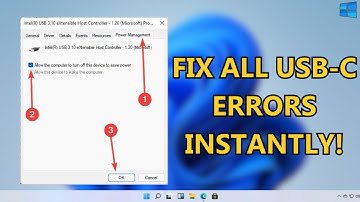 USB-C not working, charging or recognised on Windows 11/10