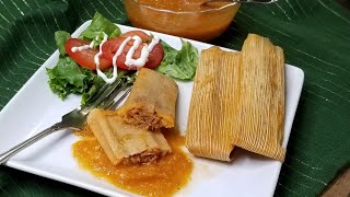 How to make PORK TAMALES IN RED SAUCE STEP BY STEP! ❤