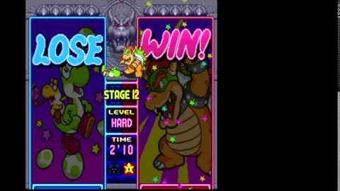 Tetris Attack - Hard Mode VS. (Part 2) - Bowser Battle