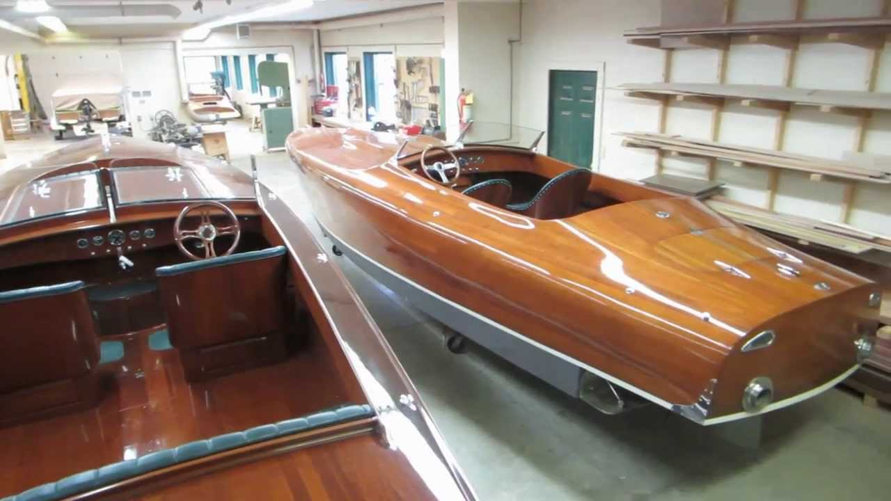 Wooden Boat Shop, A walk around Clarion Boats - YouTube