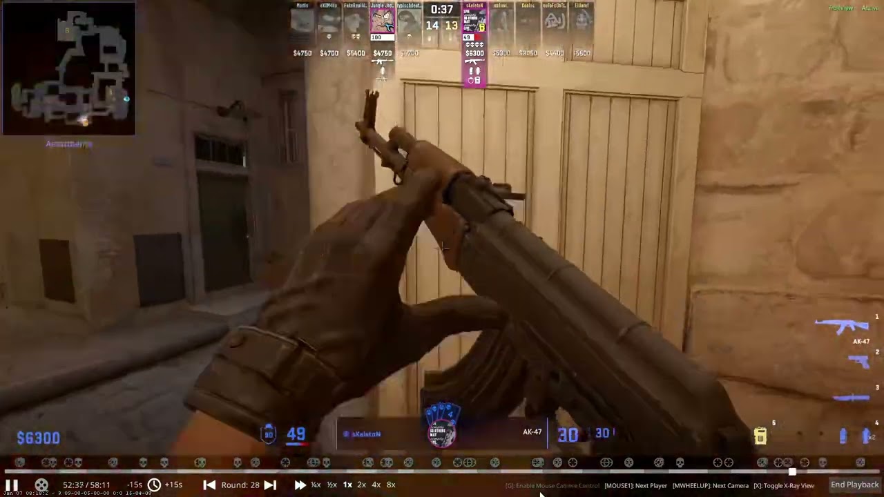 sKeletoN ACE clutch to tie the overtime