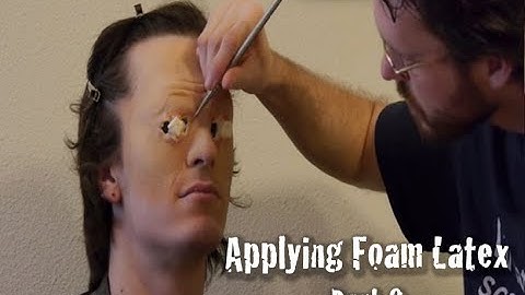 OLD Foam Latex Makeup Application - part 2