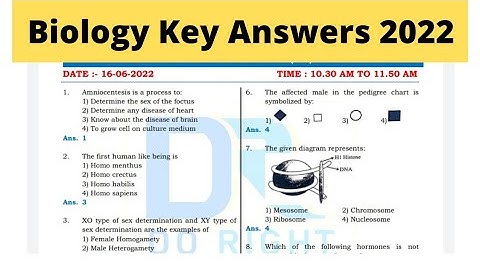 Biology Key Answers 2022|Kcet Biology key Answers 2022|kcet key Answers 2022|kcet 2022 key Answers |