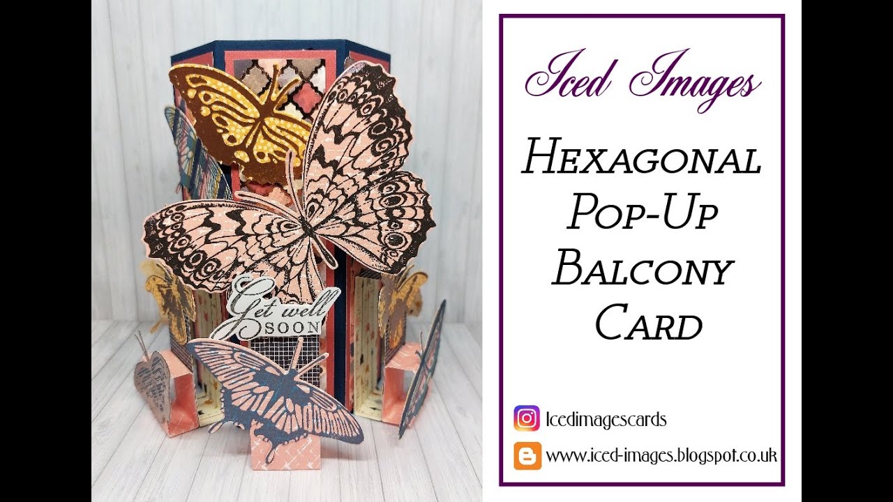 Hexagonal Pop Up Balcony Card