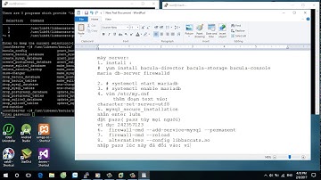 install and configure bacula centos 7