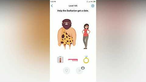 Easy Game - Help the Barbarian get a date - Level 185 solution