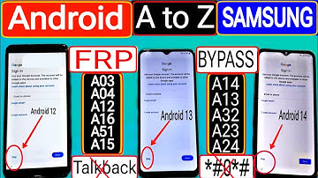 Without *#0*# All Samsung a12/a13/a03s/a23/a32/a33/a51 FRP BYPASS | Google Lock Remove | No Talkback