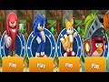 Sonic dash  movie sonic movie knuckles movie tails red unlocked  all characters unlocked