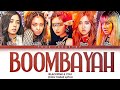 Karaoke blackpink  boombayah 5 members ver easy lyrics