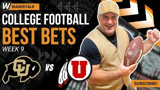 BIG 12 BATTLE In Utah! | Colorado vs Utah Predictions | Best College Football Picks Week 9