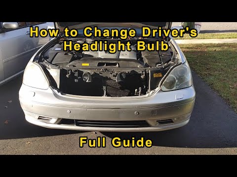 How to Change Headlight Bulb in LS430 Driver&rsquo;s Side (04-06)