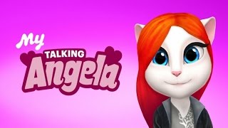 My Talking Angela Games | Angela Cat Makeup And Changing Cloths Video - (Youtube) screenshot 5
