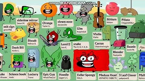 BFB 7 Recommended Characters (ORIGINAL)