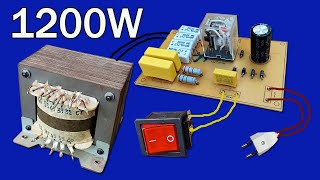 How to make Soft Start for amplifier power transform supply 1200W  at home screenshot 5