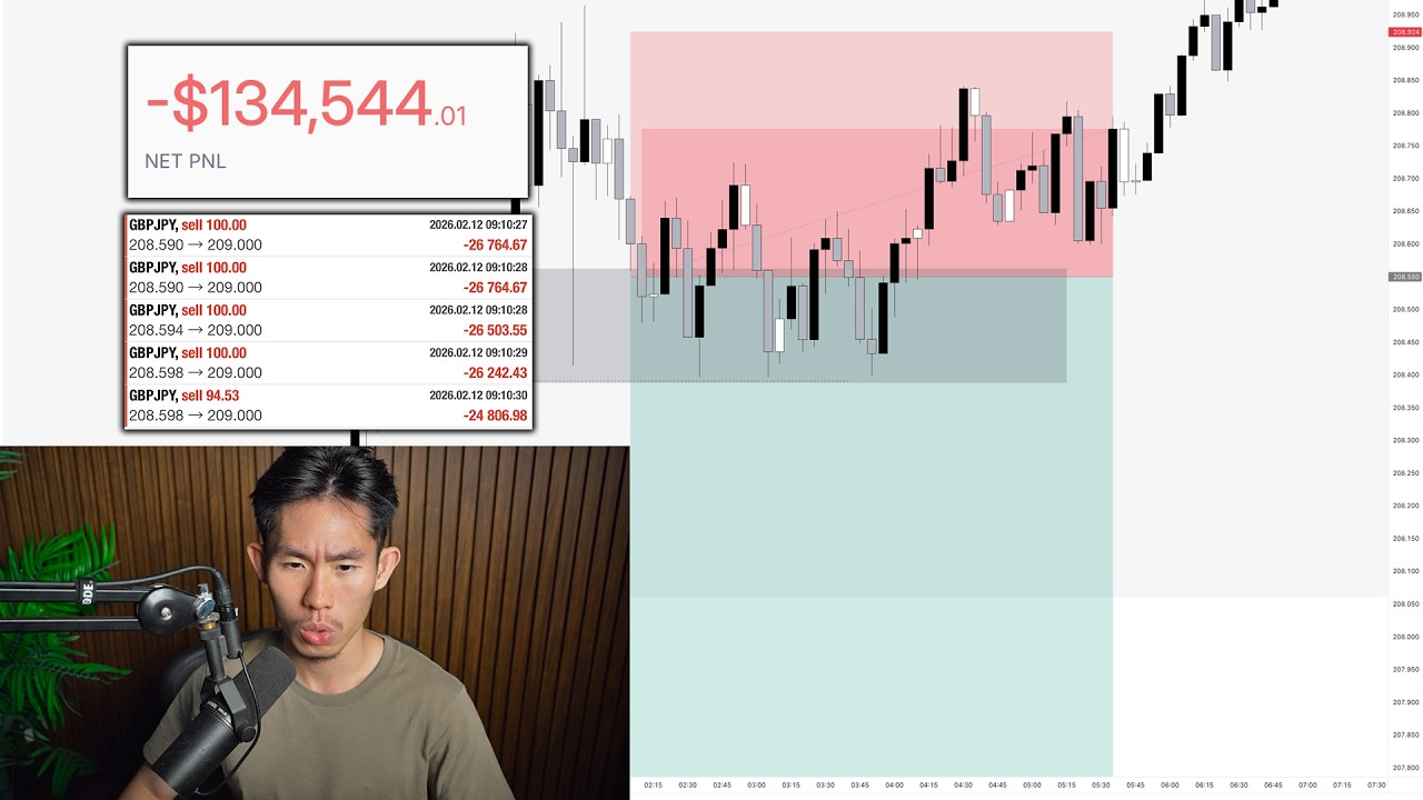 Losing $135k Live Trading (MY ENTRY MODEL FAILED?)