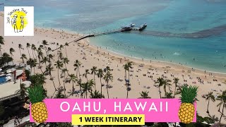 Oahu Hawaii  1 Week  Itinerary