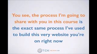 How to Build Your Website Like a Pro [TCK Publishing Training Course]