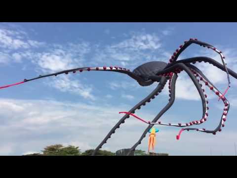 Воздушный змей в виде осьминога