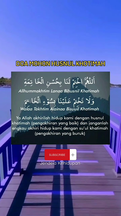 Doa Mohon Husnul Khatimah Pengakhiran Yang Baik #shorts #doa