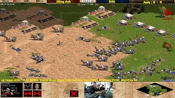 Aoe mới nhất 2016 | Solo Assyrian | Hồng Anh vs BiBi | Trận đấu siêu kinh điển | Full HD