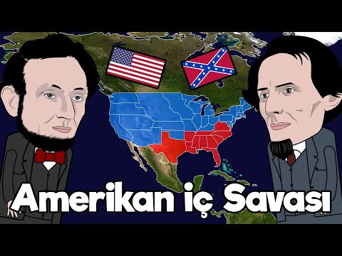 Amerikan iç Savaşı - Haritalı Hızlı Anlatım